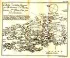 FORTIS, ALBERTO: MAP OF ZADAR AND ŠIBENIK AND THE SURROUNDING AREAS 